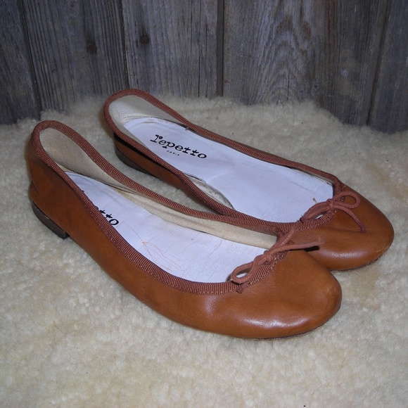 Repetto Shoes - Repetto Cendrillon brown leather ballet flats 36.5
